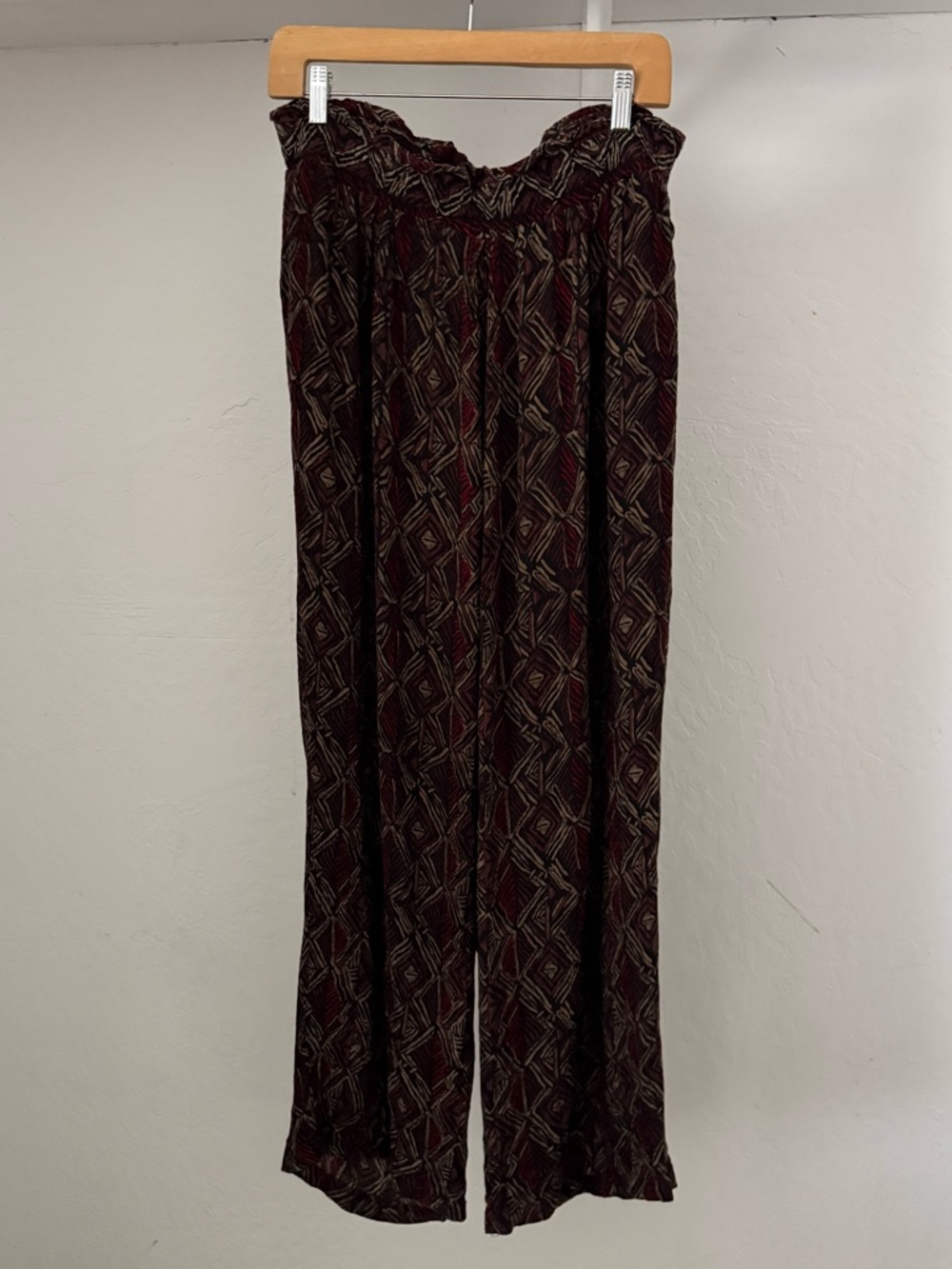 Bundle 3 for 50% off 1980s Karen Scott Printed Rayon Pull-On Pants
